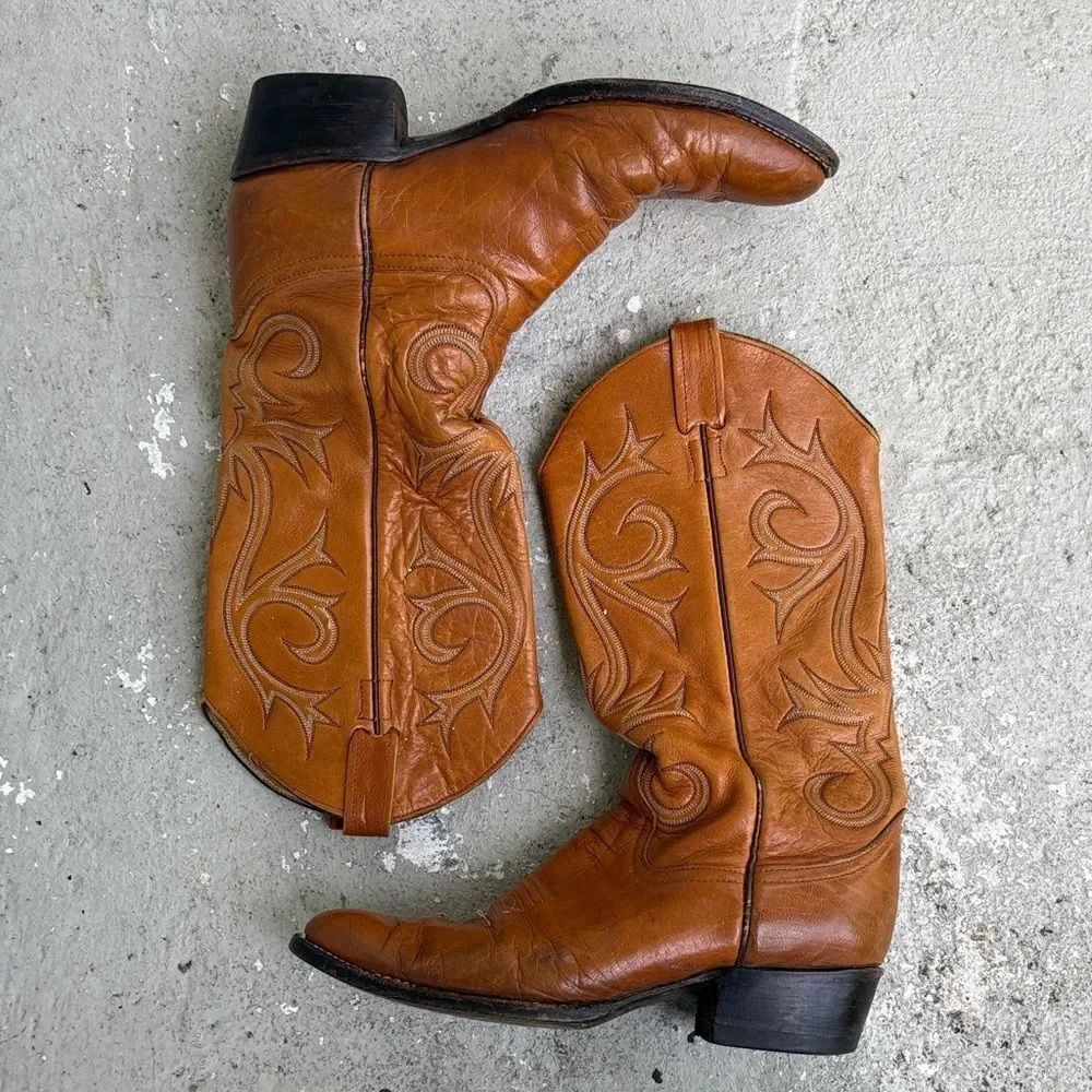 Larry Mahan vintage cowboy boots